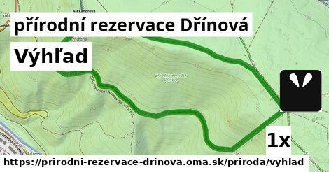 Výhľad, přírodní rezervace Dřínová