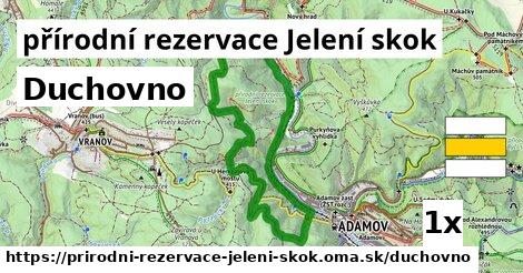 duchovno v přírodní rezervace Jelení skok