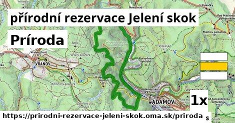 príroda v přírodní rezervace Jelení skok