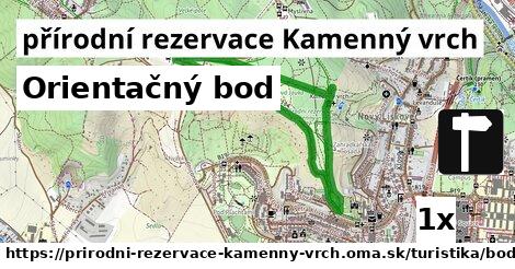 Orientačný bod, přírodní rezervace Kamenný vrch