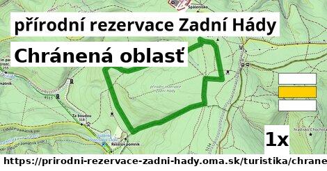 Chránená oblasť, přírodní rezervace Zadní Hády
