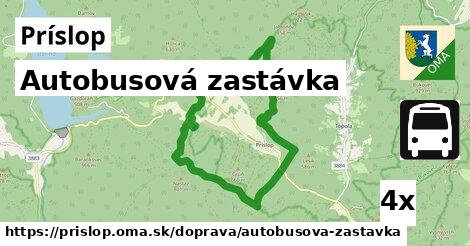 Autobusová zastávka, Príslop