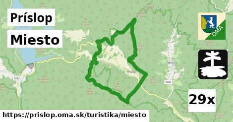 Miesto, Príslop