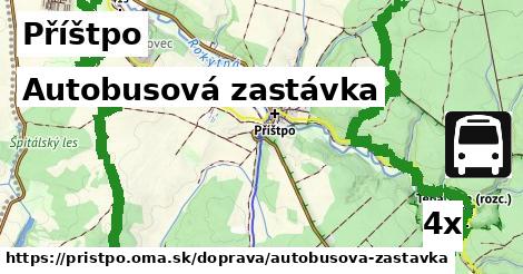 Autobusová zastávka, Příštpo