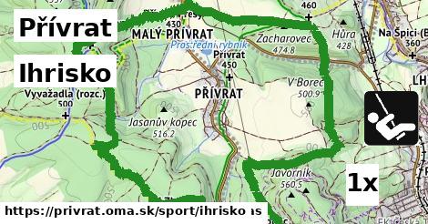 Ihrisko, Přívrat