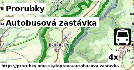 Autobusová zastávka, Prorubky