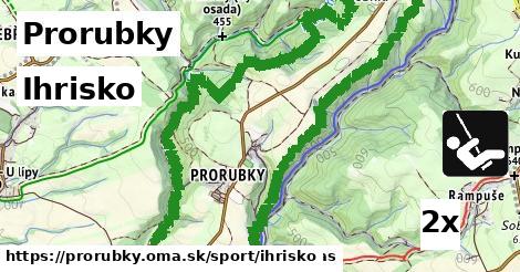 Ihrisko, Prorubky