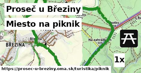 Miesto na piknik, Proseč u Březiny