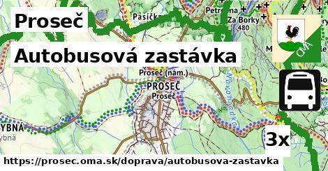 Autobusová zastávka, Proseč