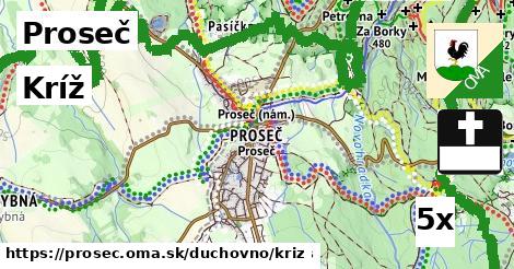 Kríž, Proseč