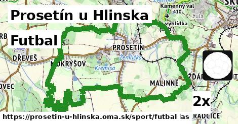 Futbal, Prosetín u Hlinska