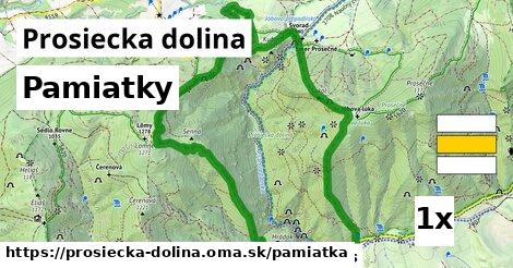 pamiatky v Prosiecka dolina