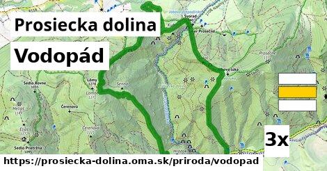 Vodopád, Prosiecka dolina