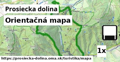 Orientačná mapa, Prosiecka dolina