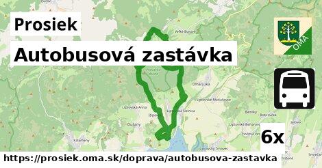 Autobusová zastávka, Prosiek