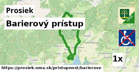 Barierový prístup, Prosiek