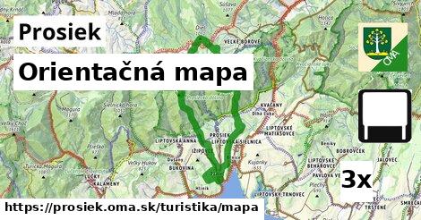 Orientačná mapa, Prosiek