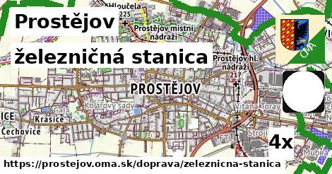 železničná stanica, Prostějov