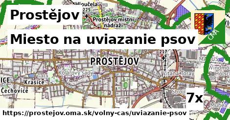 miesto na uviazanie psov v Prostějov