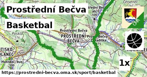 basketbal v Prostřední Bečva