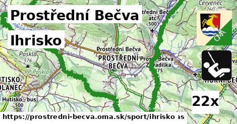 Ihrisko, Prostřední Bečva