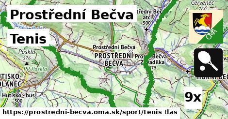 Tenis, Prostřední Bečva