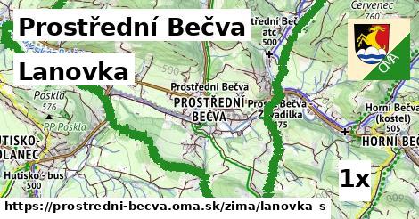 lanovka v Prostřední Bečva