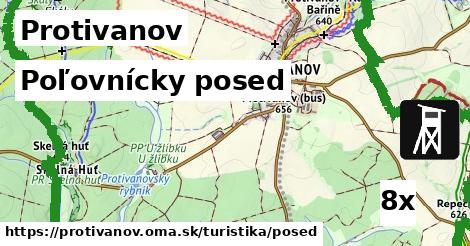 Poľovnícky posed, Protivanov