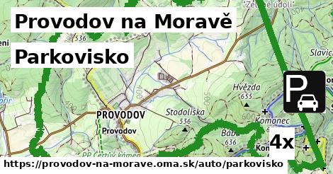 Parkovisko, Provodov na Moravě