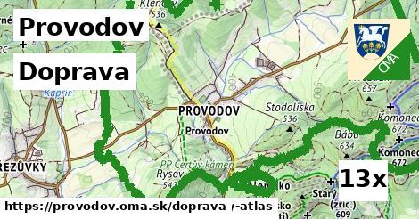 doprava v Provodov