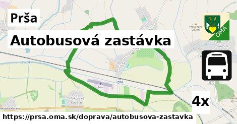 Autobusová zastávka, Prša