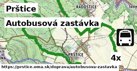 Autobusová zastávka, Prštice