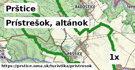 Prístrešok, altánok, Prštice