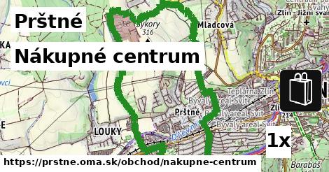 Nákupné centrum, Prštné