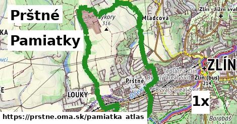 pamiatky v Prštné