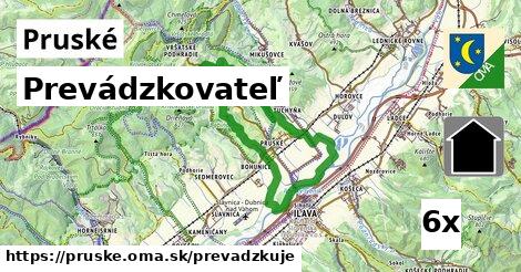 prevádzkovateľ v Pruské