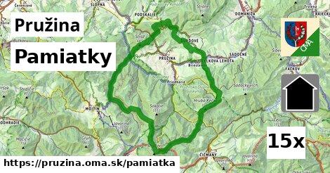 pamiatky v Pružina