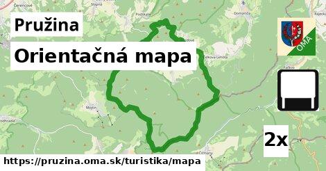 Orientačná mapa, Pružina