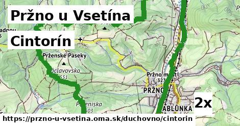 Cintorín, Pržno u Vsetína