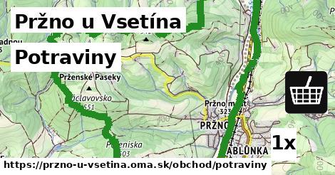 Potraviny, Pržno u Vsetína