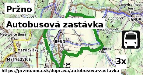 Autobusová zastávka, Pržno