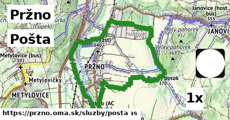 Pošta, Pržno