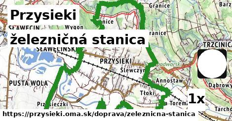 železničná stanica, Przysieki