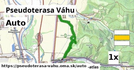 auto v Pseudoterasa Váhu