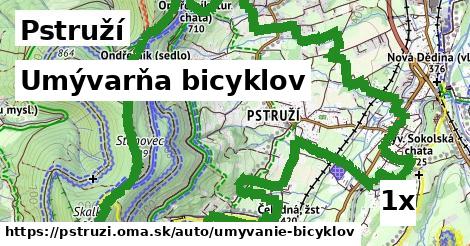 umývarňa bicyklov v Pstruží