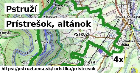 Prístrešok, altánok, Pstruží