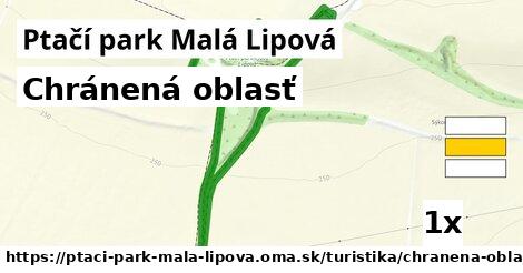 Chránená oblasť, Ptačí park Malá Lipová