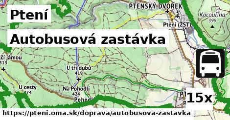 Autobusová zastávka, Ptení