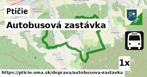 Autobusová zastávka, Ptičie