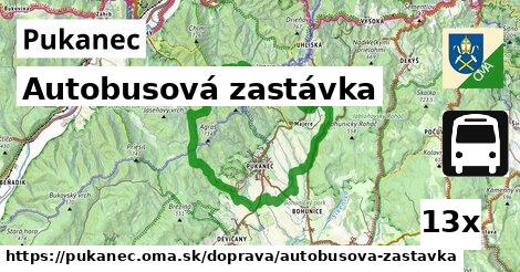 Autobusová zastávka, Pukanec